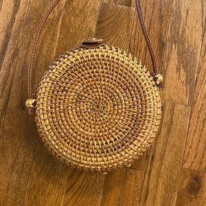 Wicker purse